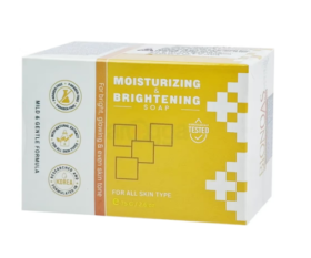 BIONOAS Moisturizing & Brightening Soap 75g – For Bright & Even Skin Tone