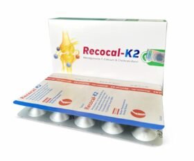 Recocal-K2 Tablet – Calcium, Vitamin K2 (Menaquinone-7) & Cholecalciferol Supplement