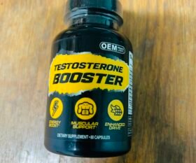 Testosterone Booster Dietary Supplement (60 Capsules)