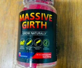 Massive Girth Grow Naturally Gummies with Ashwagandha (60 Gummies)